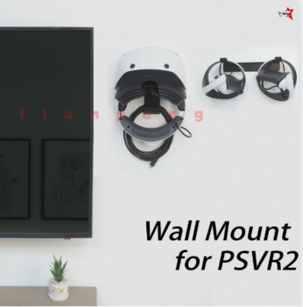 Gaming Accessories Vr - WYORESY Wandhalterung für Monzlteck PSVR1/PSVR2 VR-Headset,
