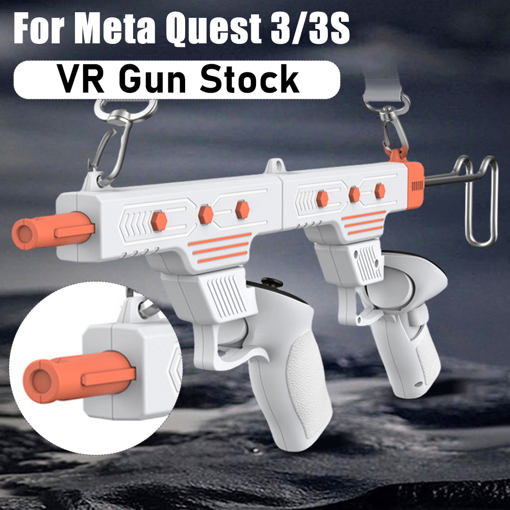 Gaming Accessories Vr - VR-Gewehrschaft für Meta Quest 3/3S VR-Schießspiel-Zubehör