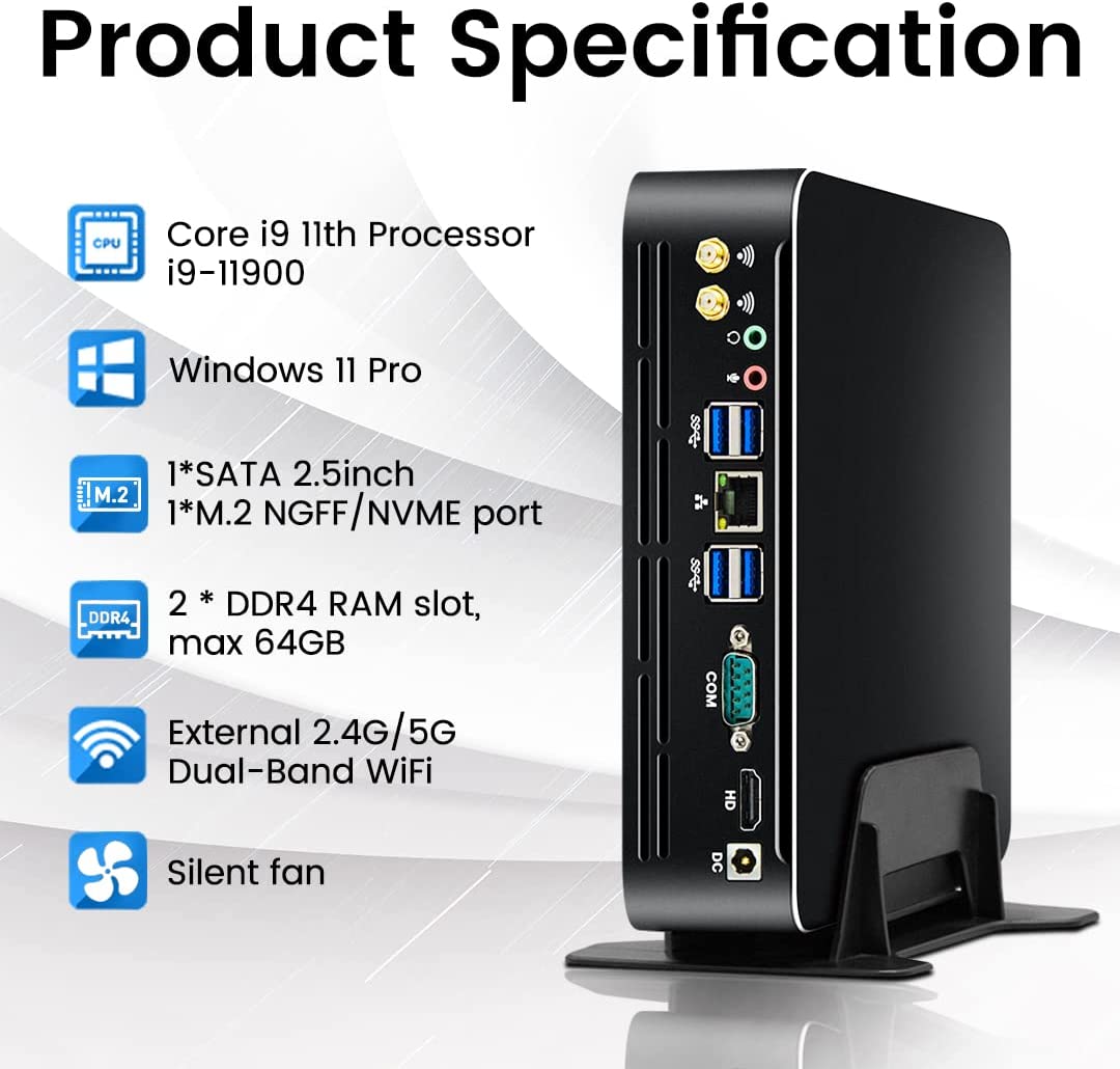 Intel Cpu Core I9 - Partaker 11. Generation Intel Mini-PC Windows