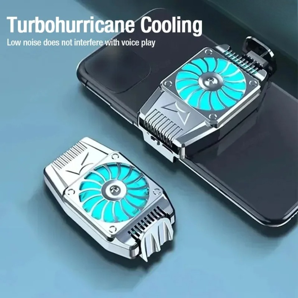 Gaming Accessories Phone - Tragbarer Mini-Luftkühler mit Rückenclip für Mobiltelefone,