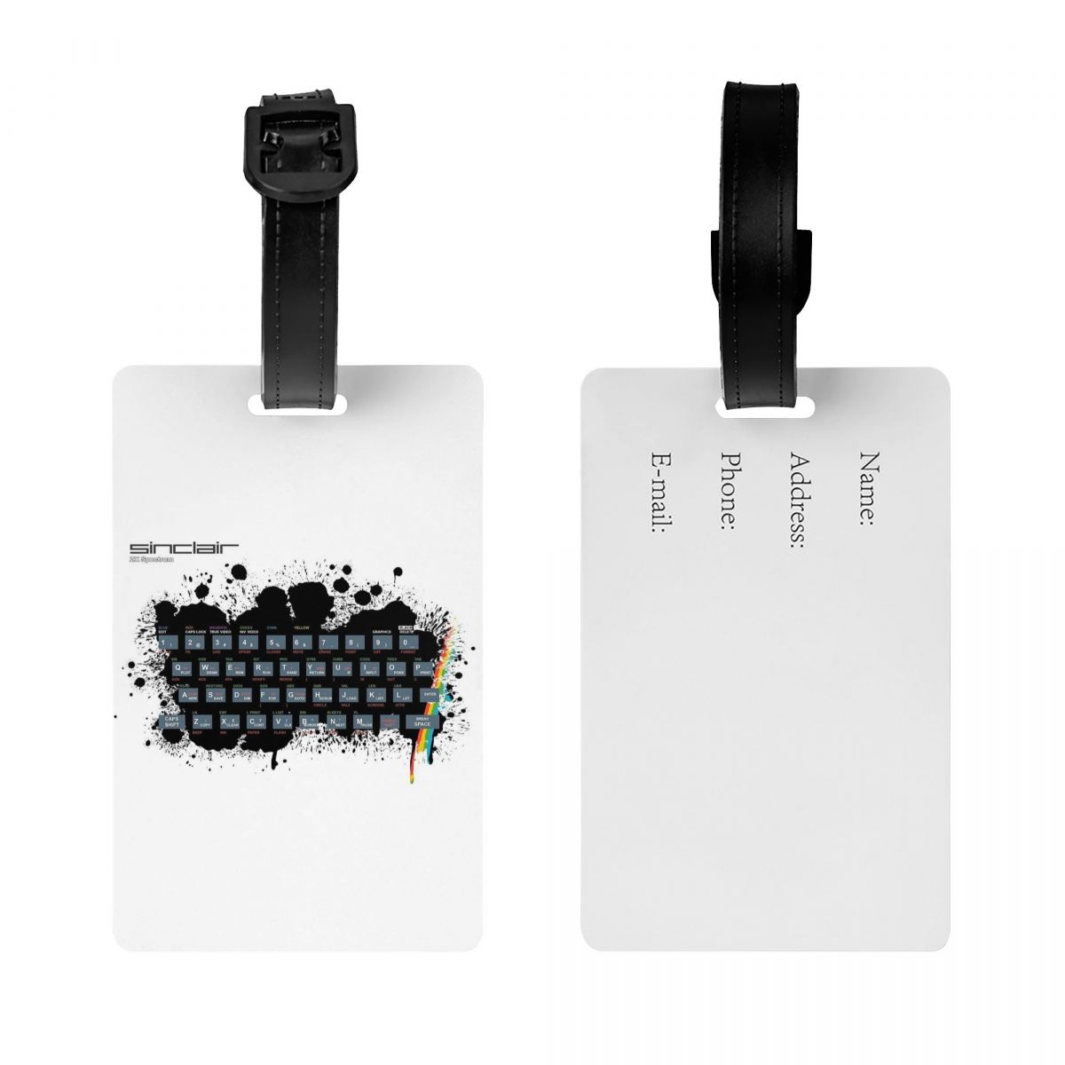 Gaming Accessories Name - Retro Gaming Art ZX Spectrum Gepäckanhänger