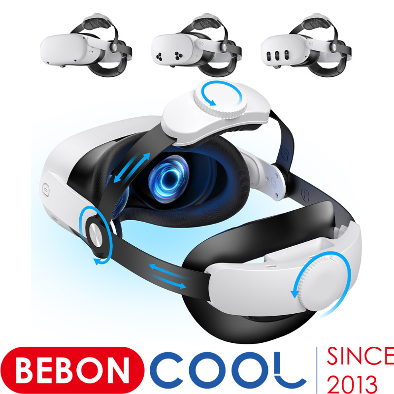 Gaming Accessories Vr - BEBONCOOL Verstellbarer Kopfgurt für Quest 3/2