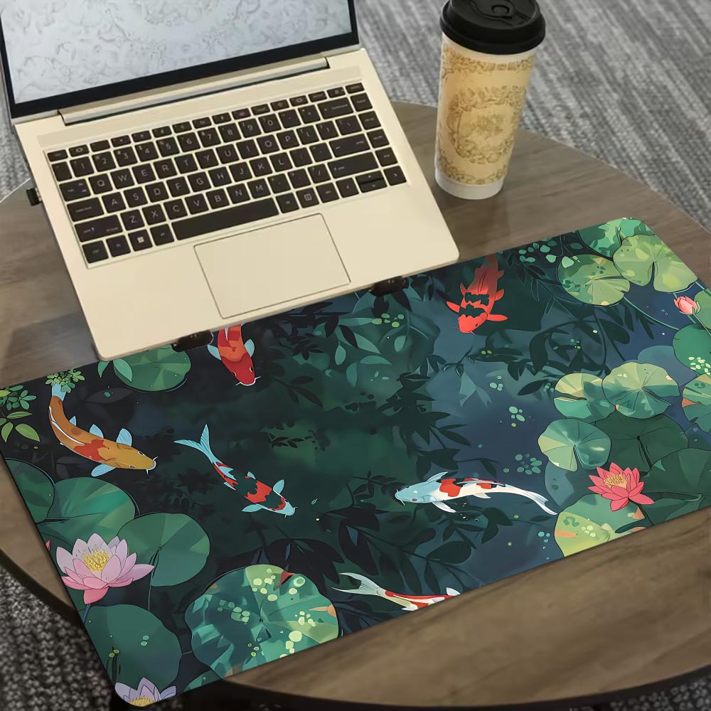 Zen Gaming Accessories - Serene Zen Garden Pond Pad großes