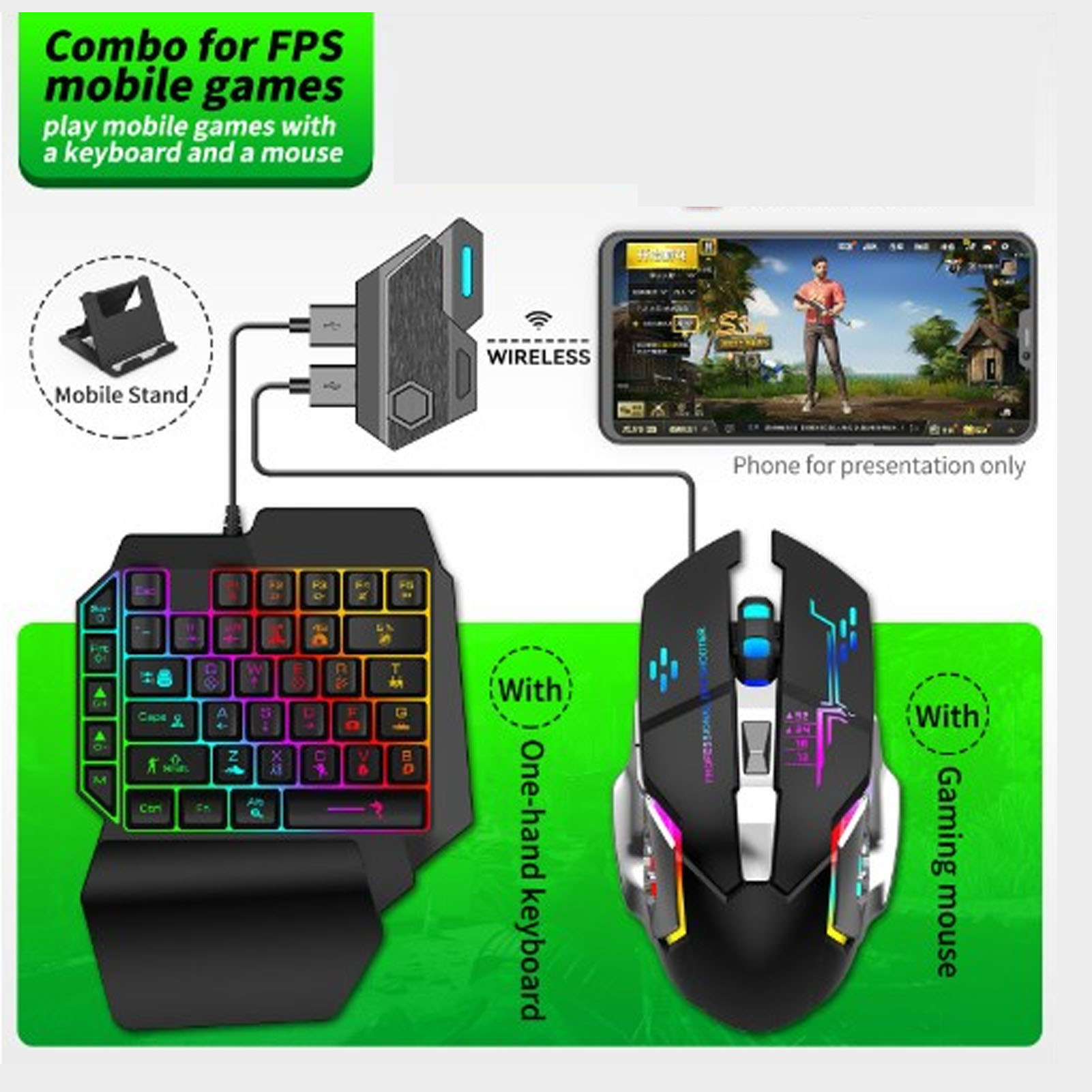Tastatur-Maus-Konverter-Set, r – Gaming Accessories Phone Bewertung und Preis