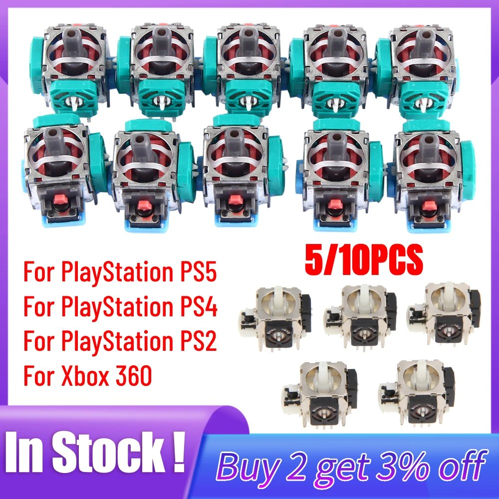 10/5 stücke 3D Analog Joystick – Gaming Controllers Xbox Accessories Bewertung und Preis