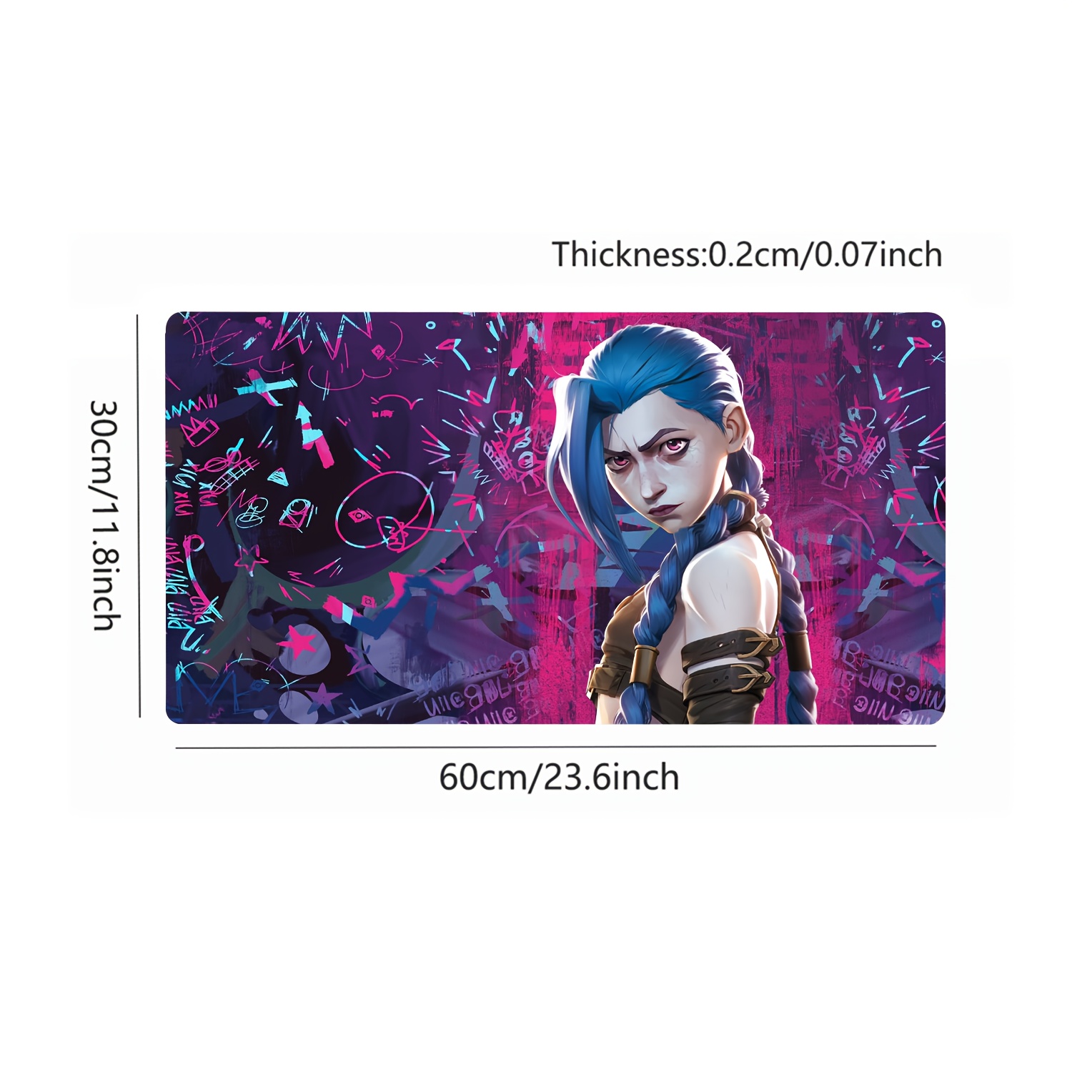 Großes Anime-Gaming-Mauspad JI – Jinx Gaming Accessories Bewertung und Preis