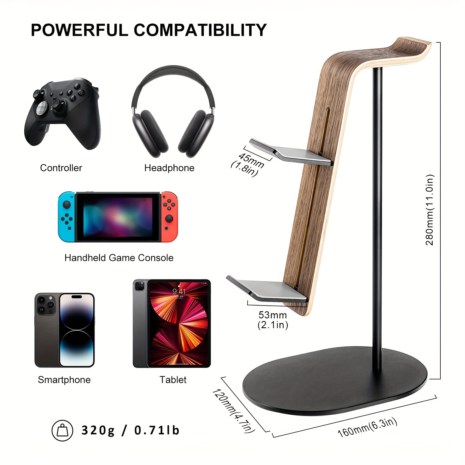 Holz-Controller- und Headset-H – Gaming Controllers Xbox Accessories Bewertung und Preis