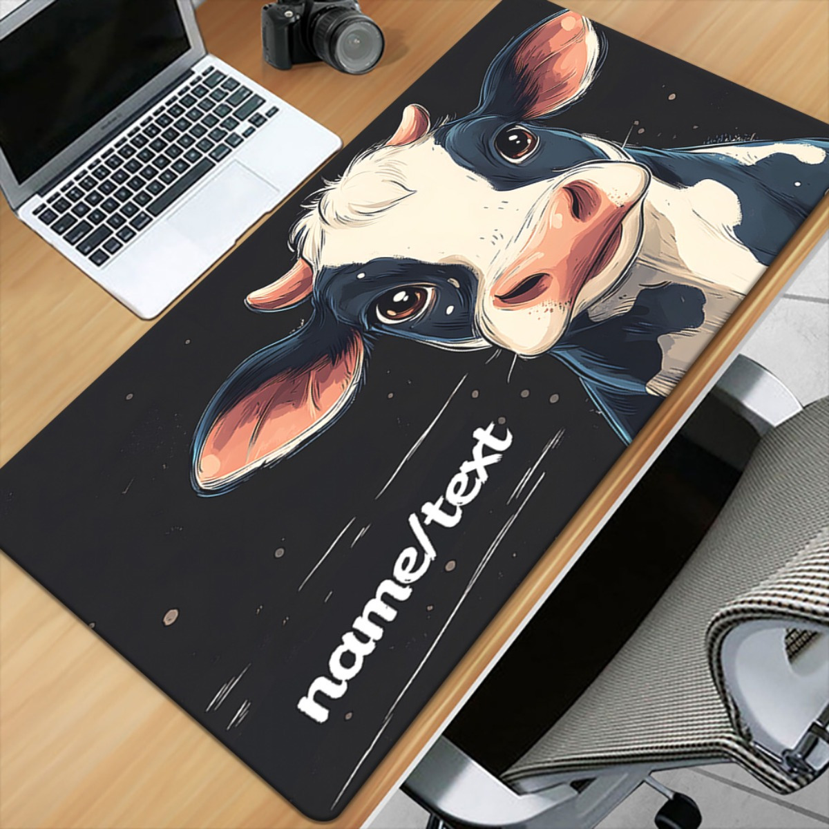 Niedliches Kuh-Cartoon Mauspad – Gaming Accessories Name Bewertung und Preis